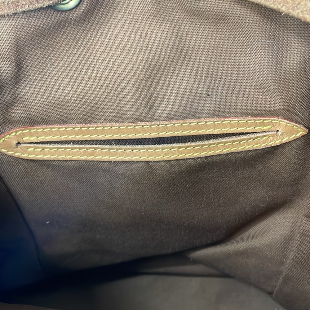 Louis Vuitton Brown Tan Monogram Montsouris MM Vintage - Picture 12 of 15